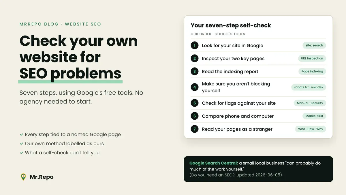 Check Your Own Website for SEO Problems