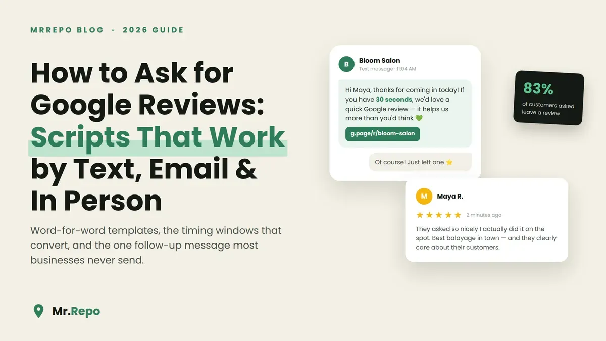 How to Ask for Google Reviews: Scripts That Work | MrRepo