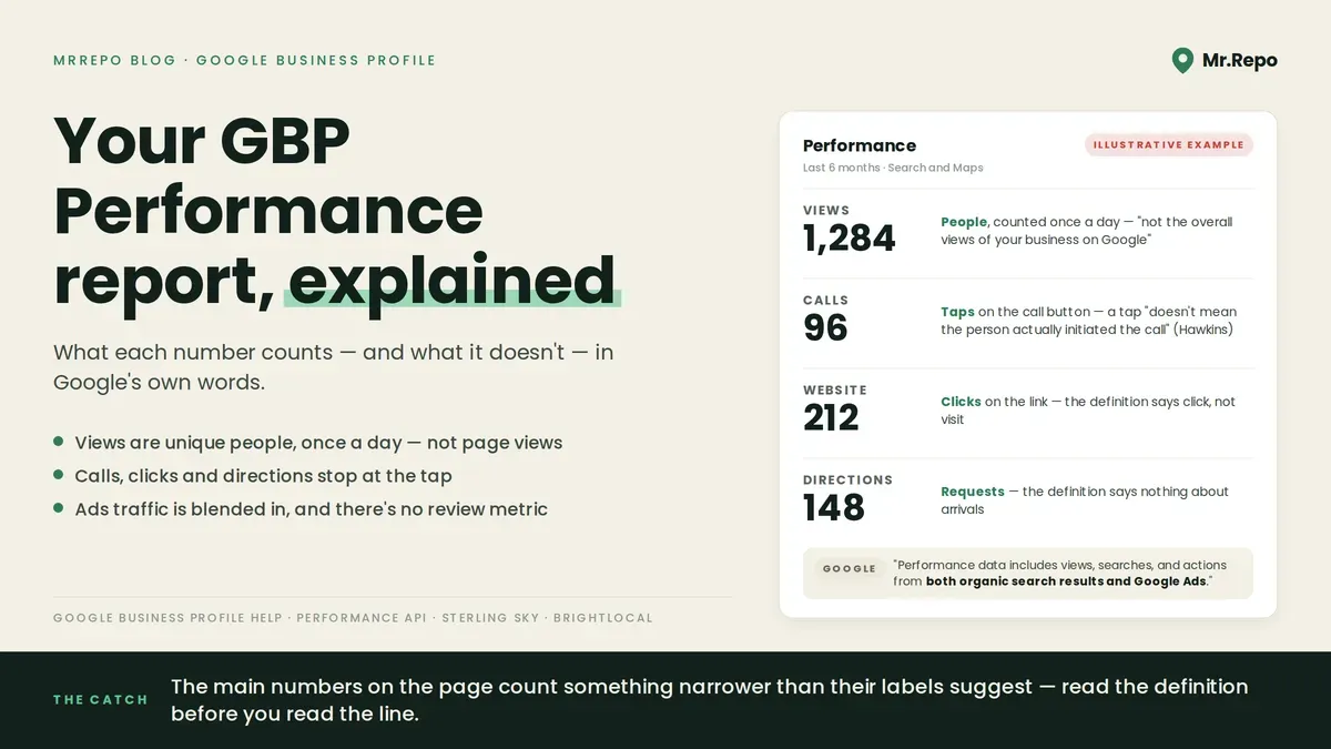 Google Business Profile Performance Report Explained | MrRepo